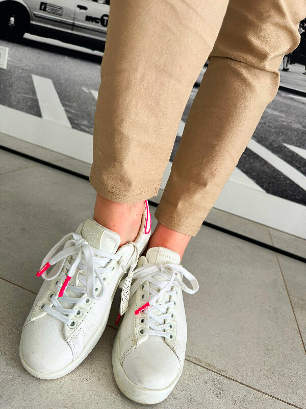 Spodnie Joggery z gumką w pasie N640 beż