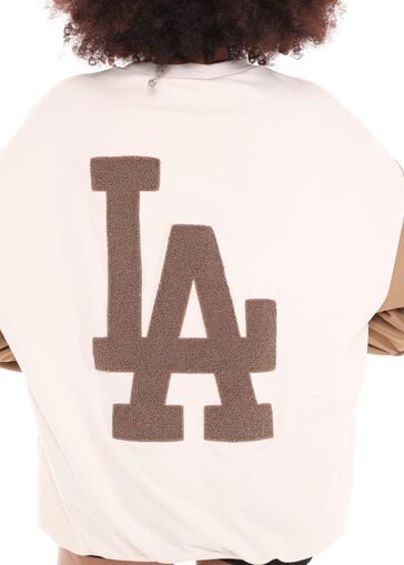 Bluza dwukolorowa z napisem na plecach LA N356