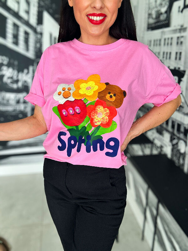 Bluzeczka Spring N574a różowy