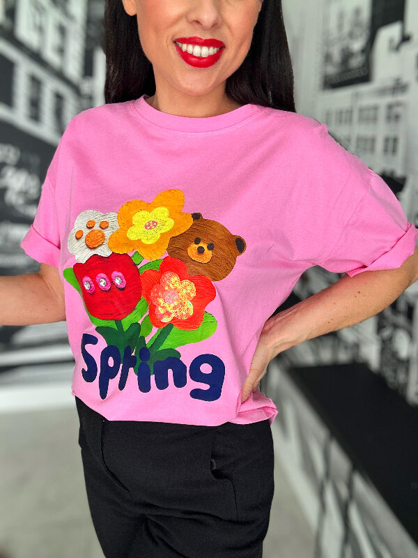 Bluzeczka Spring N574a różowy