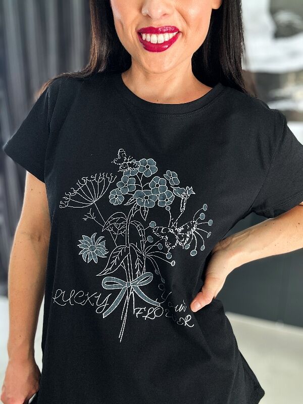 Bluzka Sally N679 czarny