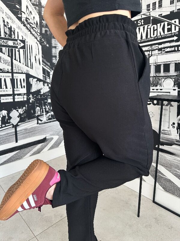 Spodnie Nice z prostą nogawką N710 czarny