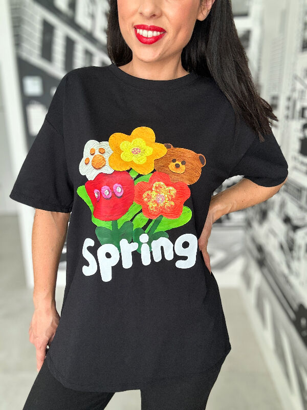 Bluzeczka Spring N609 czarny