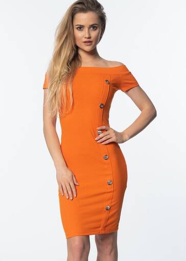 Sukienka Susanna WE849 pomarańczowa