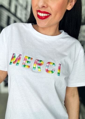 T-SHIRT Mercy N573 biały