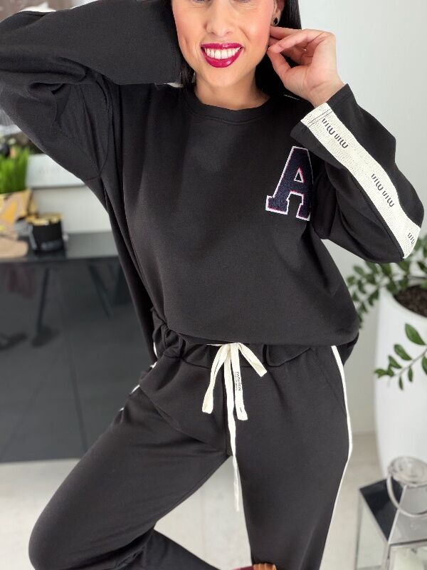 Komplet dresowy Miu WF838 czarny