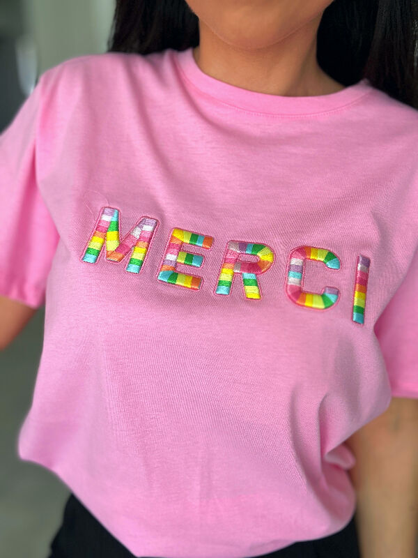 T-SHIRT Mercy N571 różowy