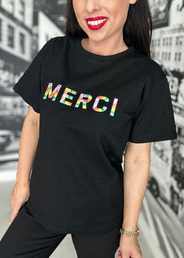 T-SHIRT Mercy N600 czarny